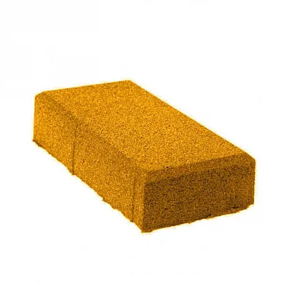 Резиновая плитка Резиновая плитка Кирпич 40 мм желтая
