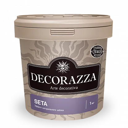 Декоративная штукатурка Decorazza Декоративная краска с эффектом шёлка Seta 1 л