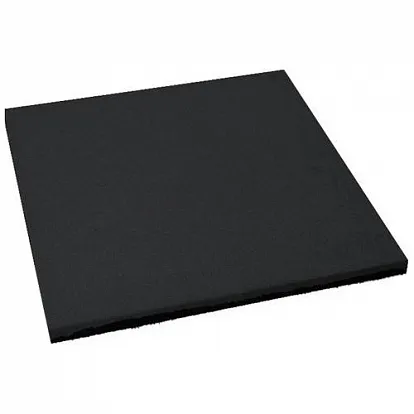 Резиновая плитка Квадрат 500x500x20 мм черная